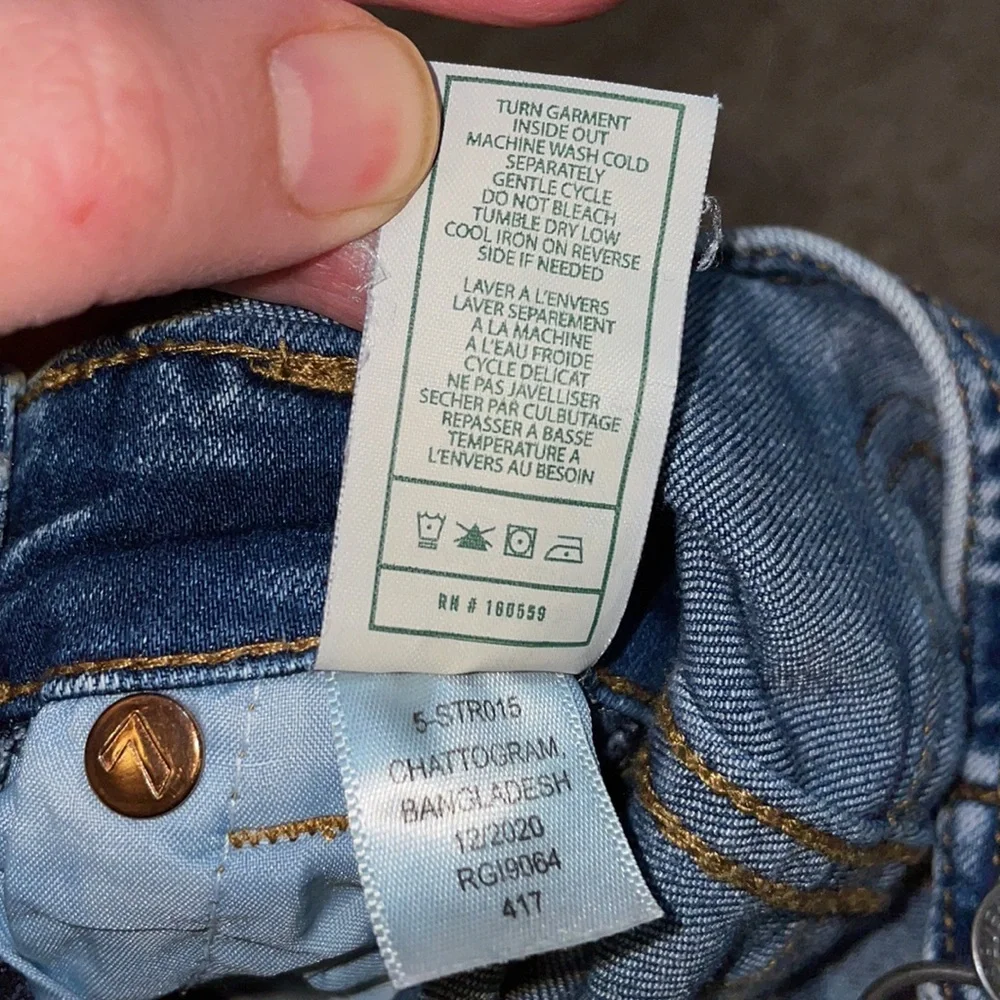 7 for all mankind baby acid wash overall shorts - Picture 8 of 9